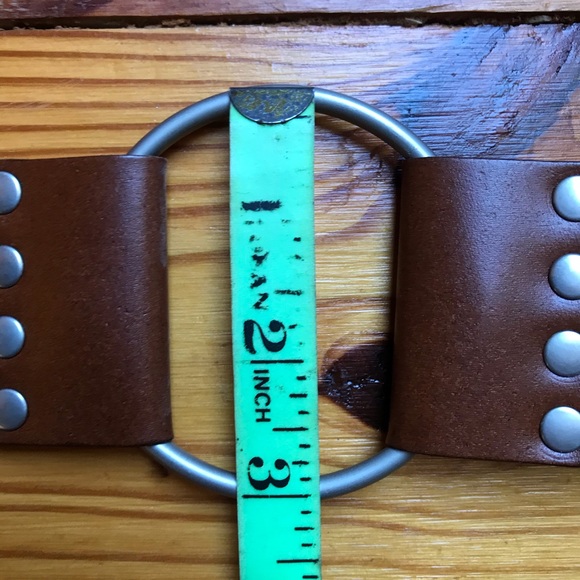 Genuine Bonded Leather Tan Accent Belt, L, NWOT - Picture 10 of 10